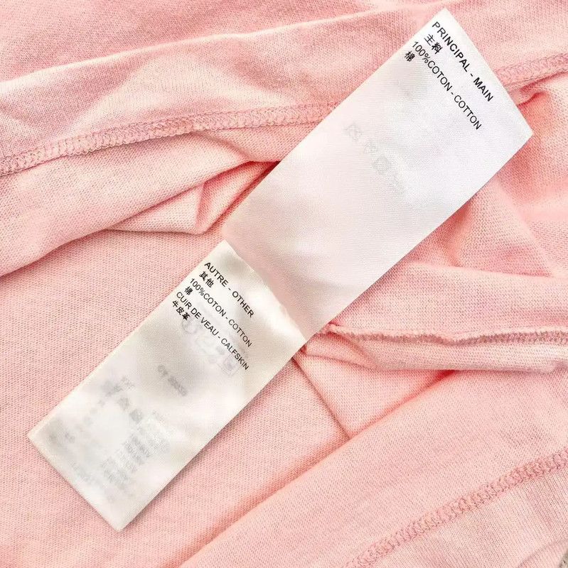 Louis Vuitton Louis Vuitton Pink Cotton T-Shirt for Women 0089 Size XL / US 12-14 / IT 48-50 - 5 Thumbnail