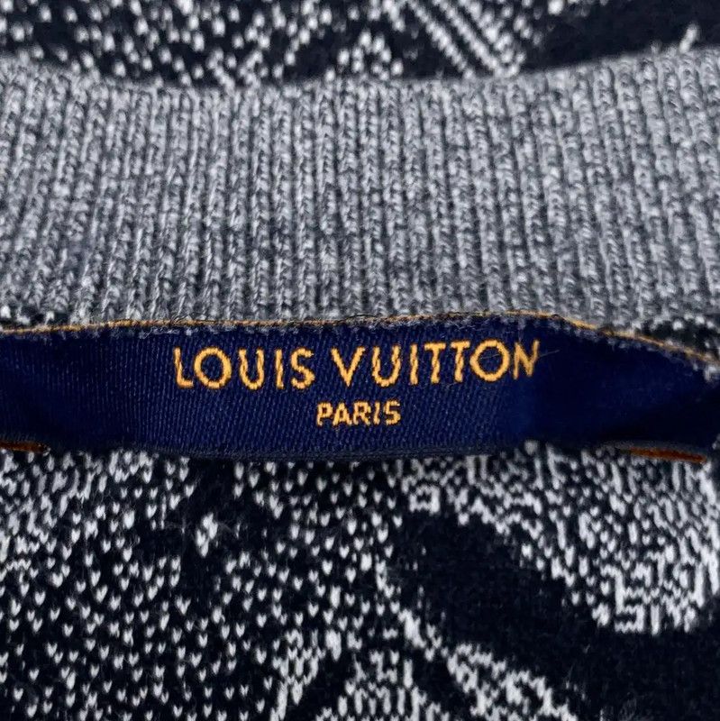 Louis Vuitton Louis Vuitton Women's Gray Cotton T-Shirt 0089 Size XS / US 0-2 / IT 36-38 - 5 Thumbnail