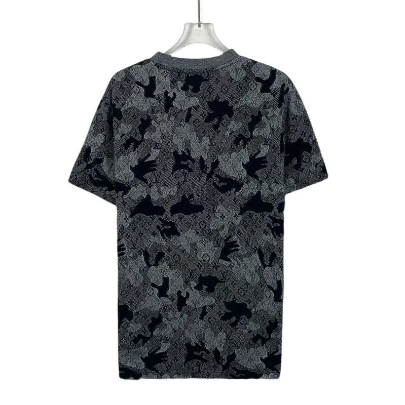 Louis Vuitton Louis Vuitton Women's Gray Cotton T-Shirt 0089 Size XS / US 0-2 / IT 36-38 - 2 Thumbnail