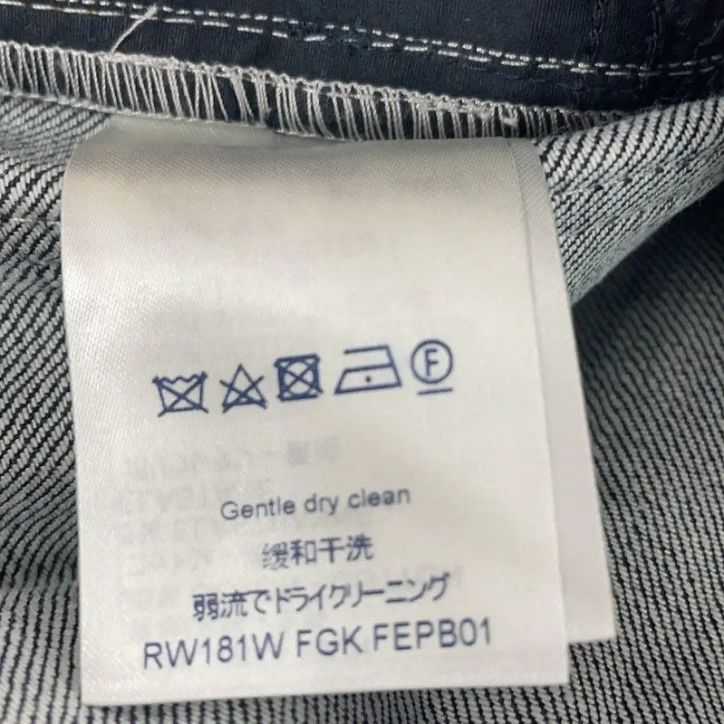 Louis Vuitton Louis Vuitton Dark Blue Cotton Women's Jeans 0089 Size 23" - 4 Thumbnail