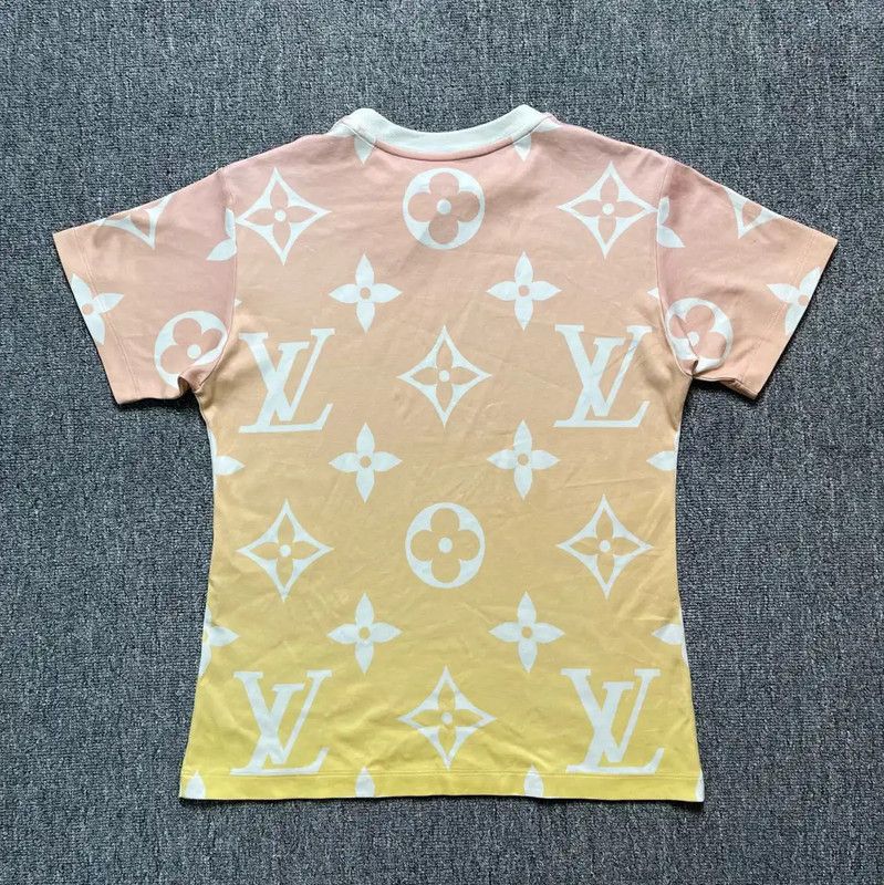 Louis Vuitton Louis Vuitton Pink Cotton Women's T-Shirt 0089 Size XS / US 0-2 / IT 36-38 - 2 Thumbnail