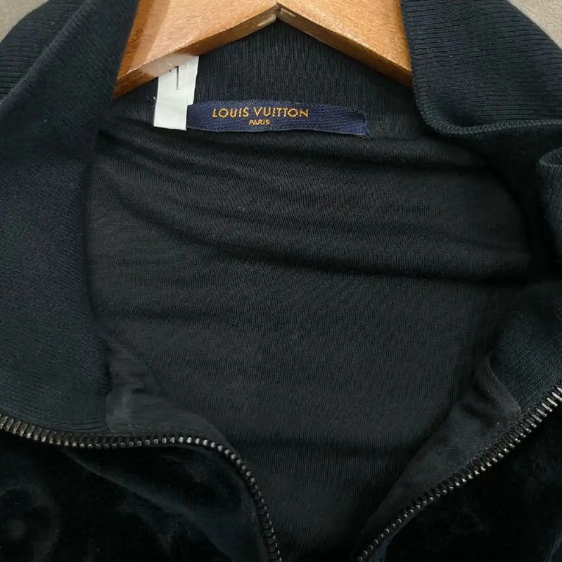Louis Vuitton Louis Vuitton Women's Black Cotton Jacket 0089 Size L / US 10 / IT 46 - 3 Thumbnail