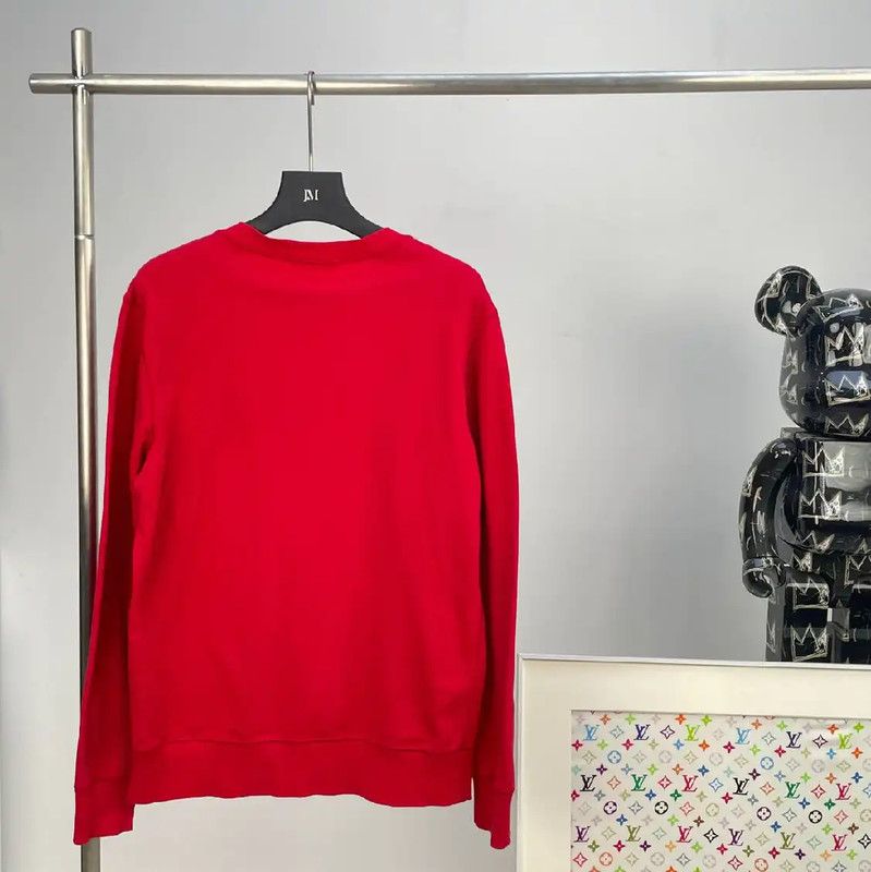 Louis Vuitton Louis Vuitton Red Cotton Women's Sweatshirt 0089 Size L / US 10 / IT 46 - 3 Thumbnail