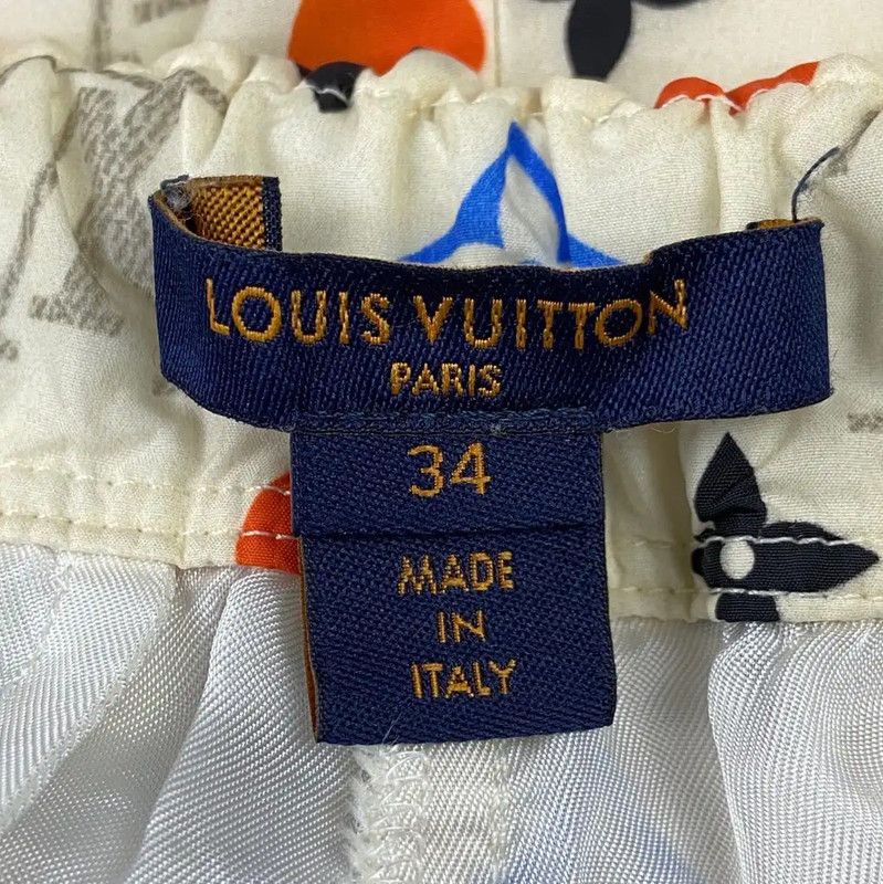 Louis Vuitton Louis Vuitton Multi-Colored Nylon Women's Shorts 0089 Size 23" - 5 Thumbnail