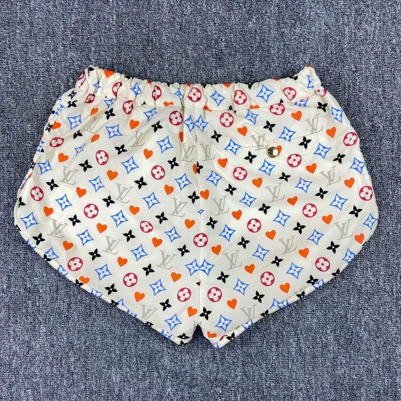 Louis Vuitton Louis Vuitton Multi-Colored Nylon Women's Shorts 0089 Size 23" - 2 Thumbnail