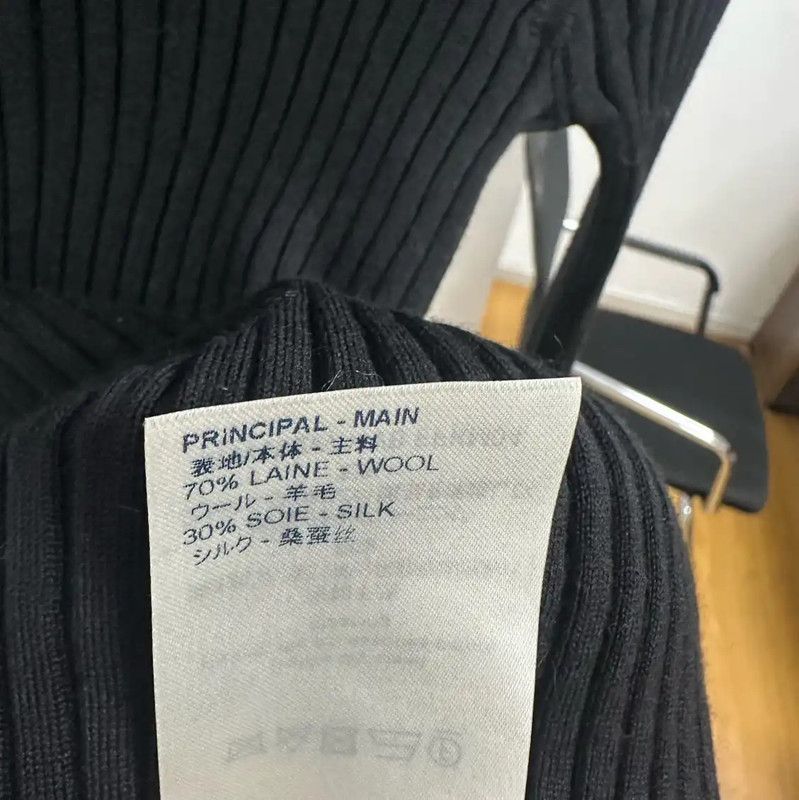 Louis Vuitton Louis Vuitton Black Wool Knit Top XS Size 0089 Size XS / US 0-2 / IT 36-38 - 5 Thumbnail