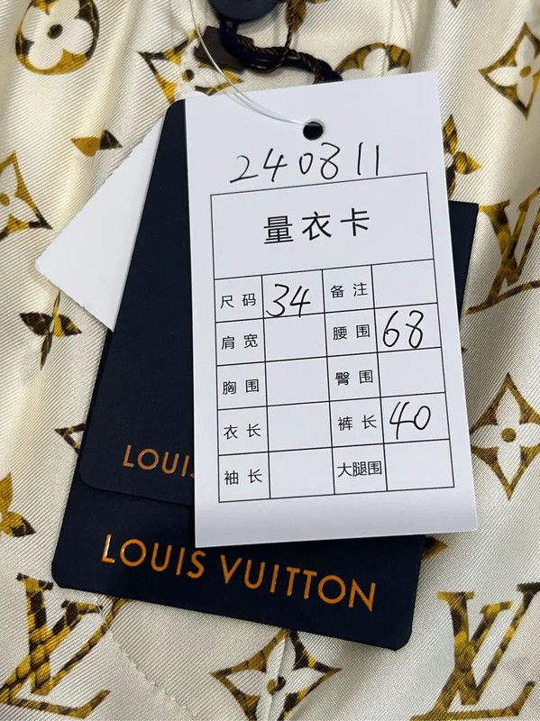 Louis Vuitton Louis Vuitton White Cotton XS Women's Shorts 0089 Size 22" - 6 Thumbnail