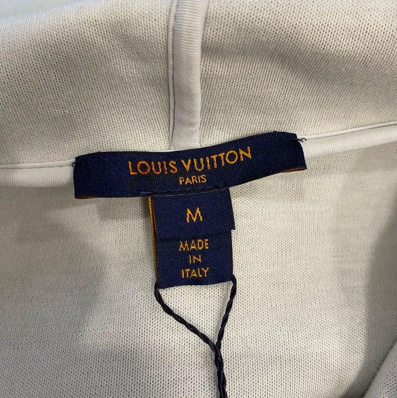 Louis Vuitton Louis Vuitton Gray Womens Hoodie with Logo Print 0089 Size M / US 6-8 / IT 42-44 - 3 Thumbnail
