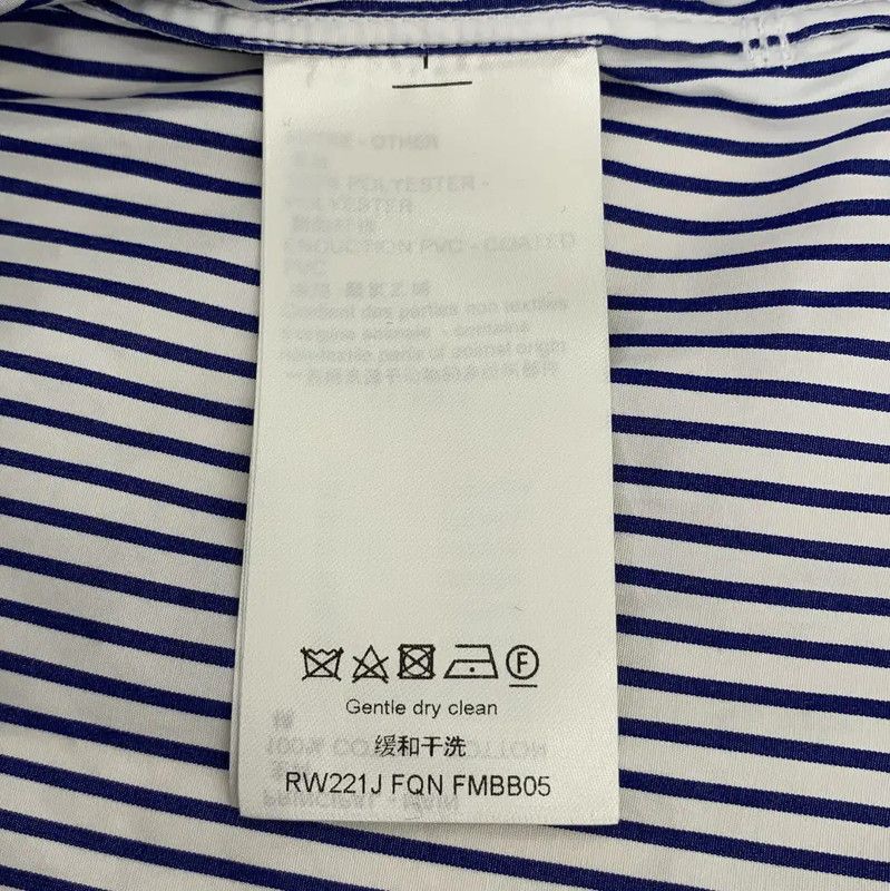 Louis Vuitton Louis Vuitton Blue Cotton Blouse for Women 0089 Size XS / US 0-2 / IT 36-38 - 6 Thumbnail