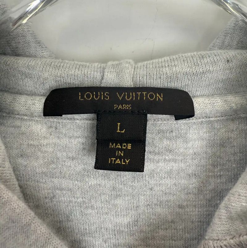 Louis Vuitton Louis Vuitton Gray Cotton Women's Hoodie 0089 Size L / US 10 / IT 46 - 5 Thumbnail