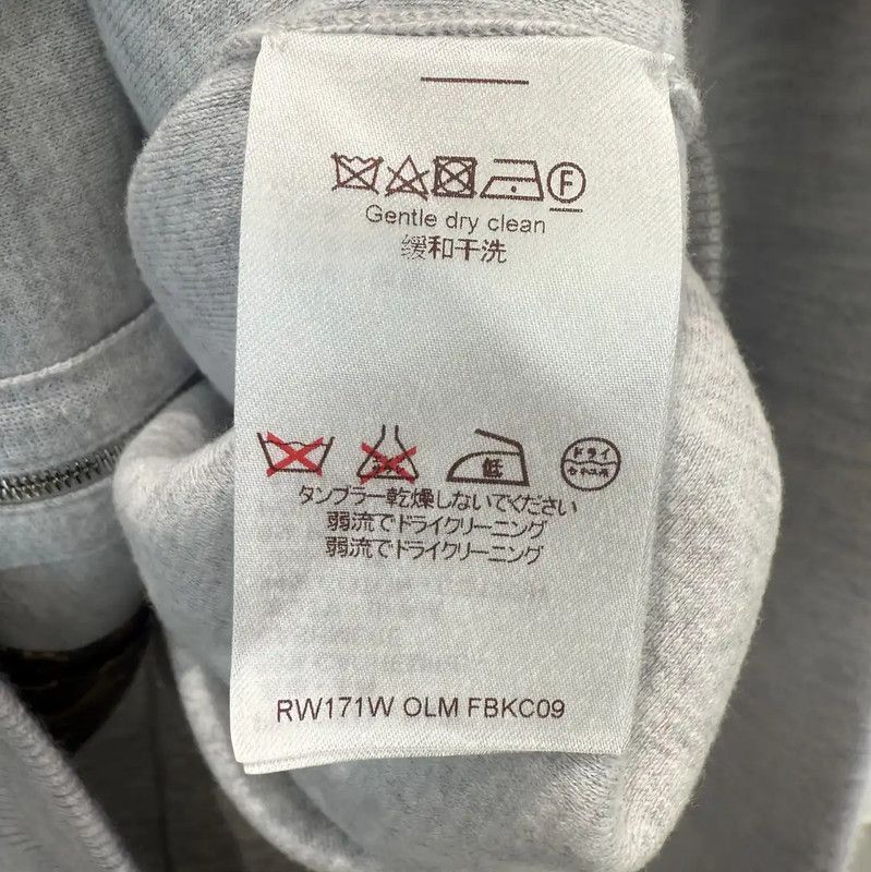 Louis Vuitton Louis Vuitton Gray Cotton Women's Hoodie 0089 Size L / US 10 / IT 46 - 6 Thumbnail