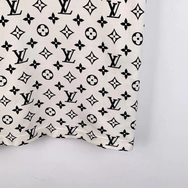 Louis Vuitton Louis Vuitton Women's White Cotton T-Shirt XS 0089 Size XS / US 0-2 / IT 36-38 - 4 Thumbnail