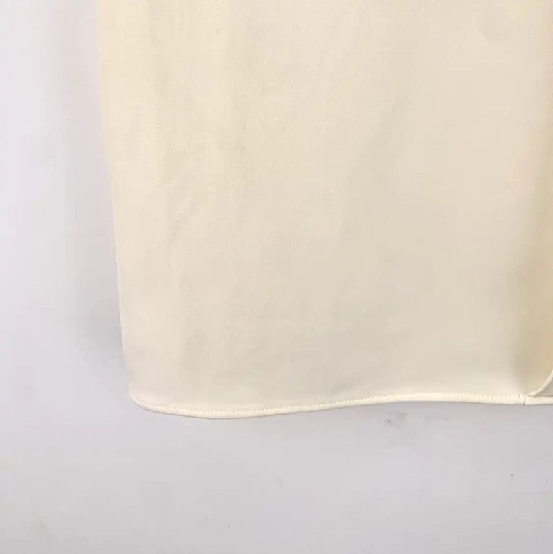 Louis Vuitton Louis Vuitton Beige Silk Ruffle Blouse 0089 Size XS / US 0-2 / IT 36-38 - 4 Thumbnail