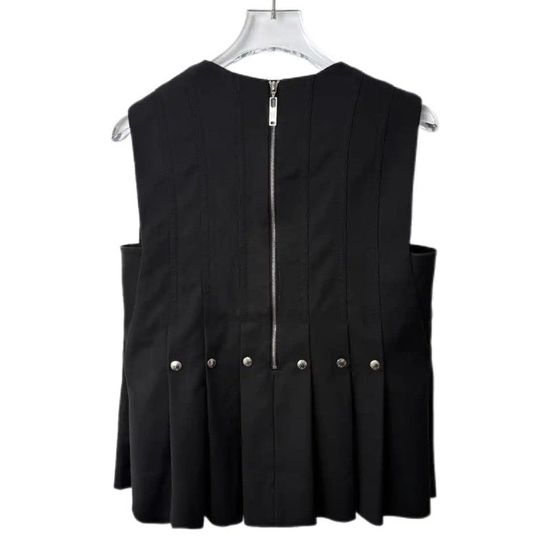 Louis Vuitton Louis Vuitton Black Cotton Blend Dress 0089 Size L / US 10 / IT 46 - 2 Thumbnail