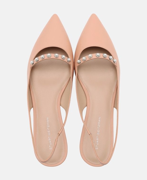 Stuart Weitzman Pearl Sling ballerina Size US 10 / IT 40 - 3 Thumbnail