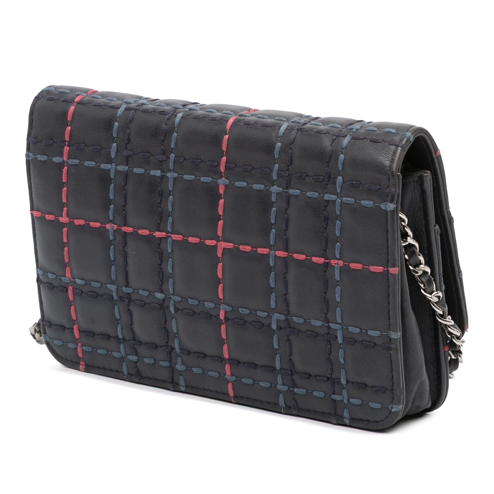 Chanel Chanel CC Square Stitched Calfskin Wallet on Chain Size ONE SIZE - 2 Thumbnail