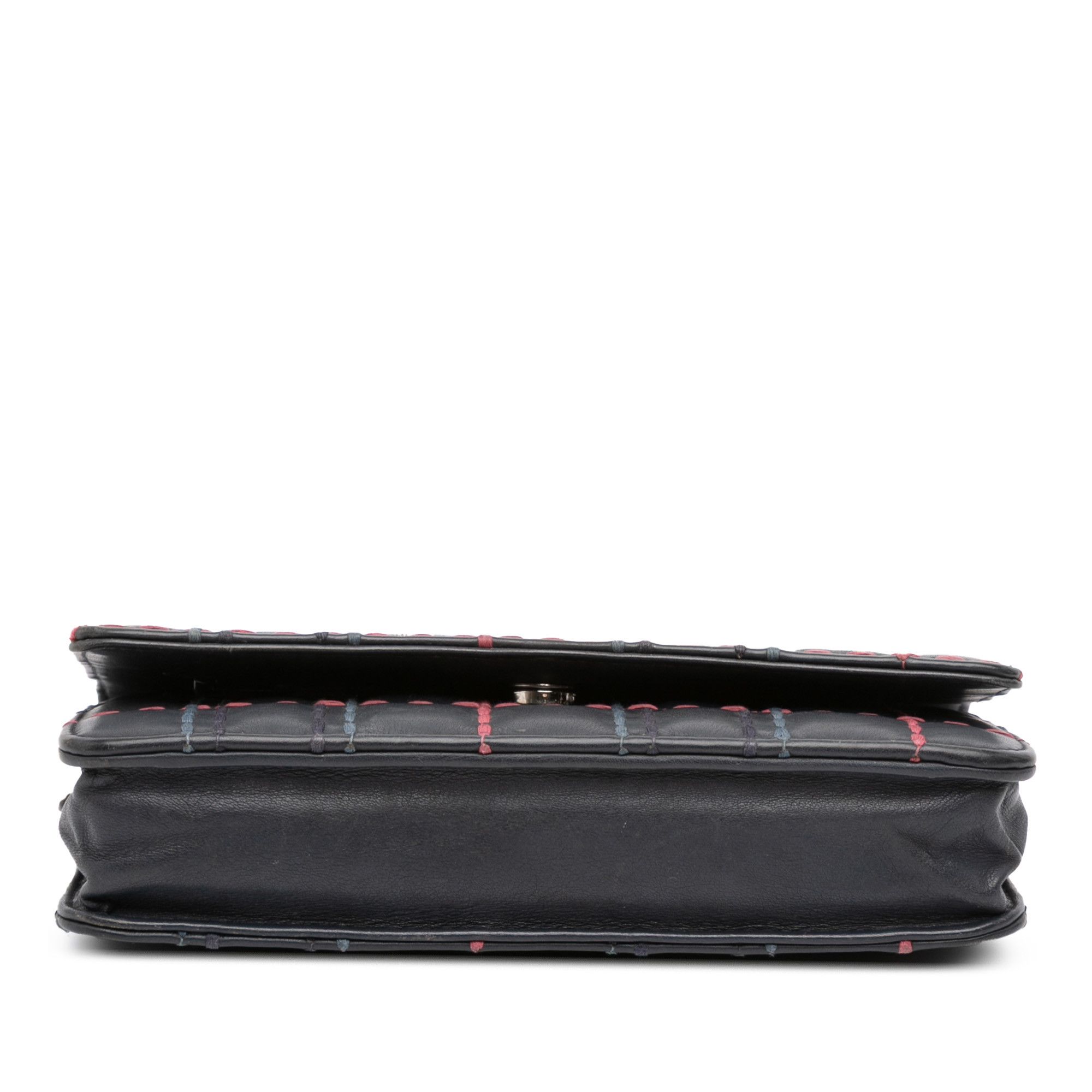 Chanel Chanel CC Square Stitched Calfskin Wallet on Chain Size ONE SIZE - 3 Thumbnail