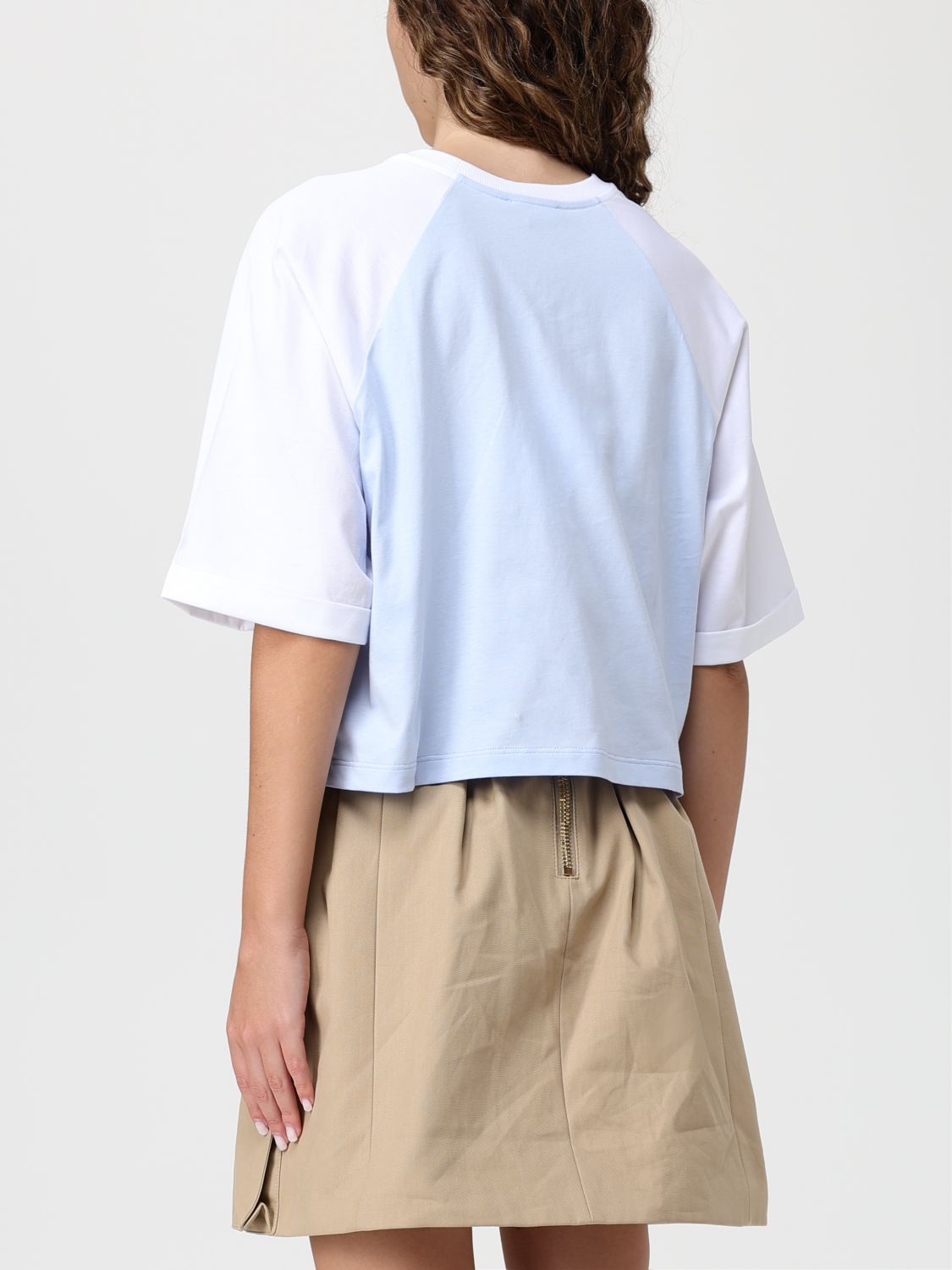 Balmain Balmain T-Shirt Woman Sky Size M / US 6-8 / IT 42-44 - 3 Thumbnail