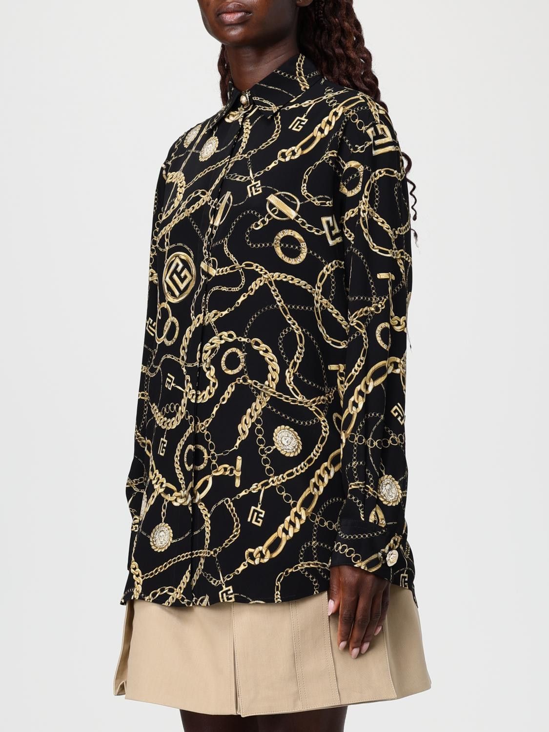 Balmain Balmain Shirt Woman Black Size M / US 6-8 / IT 42-44 - 4 Thumbnail