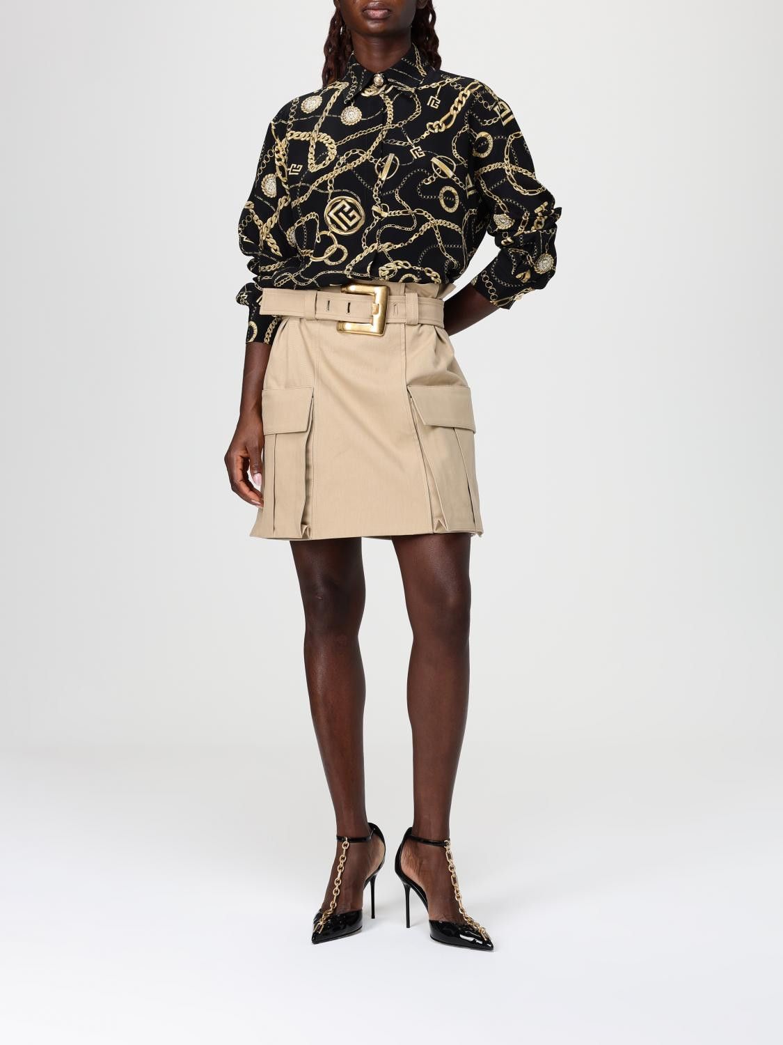 Balmain Balmain Shirt Woman Black Size M / US 6-8 / IT 42-44 - 2 Thumbnail