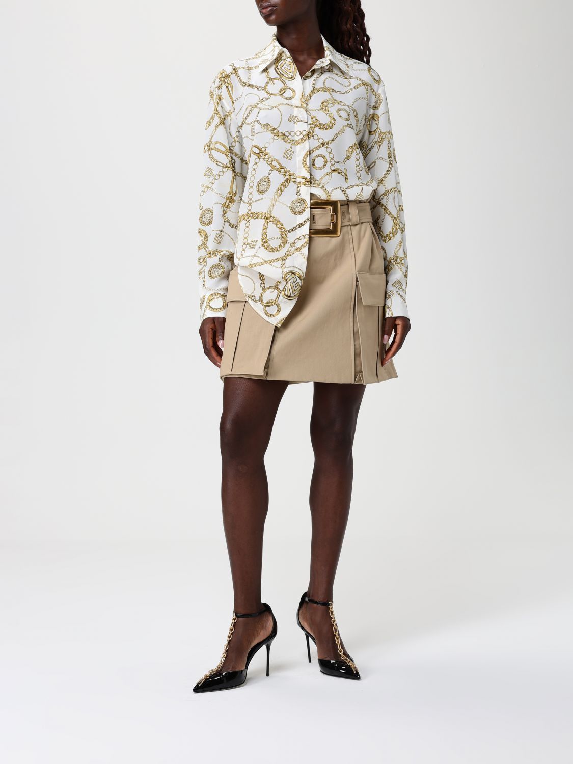 Balmain Balmain Shirt Woman White Size S / US 4 / IT 40 - 2 Thumbnail