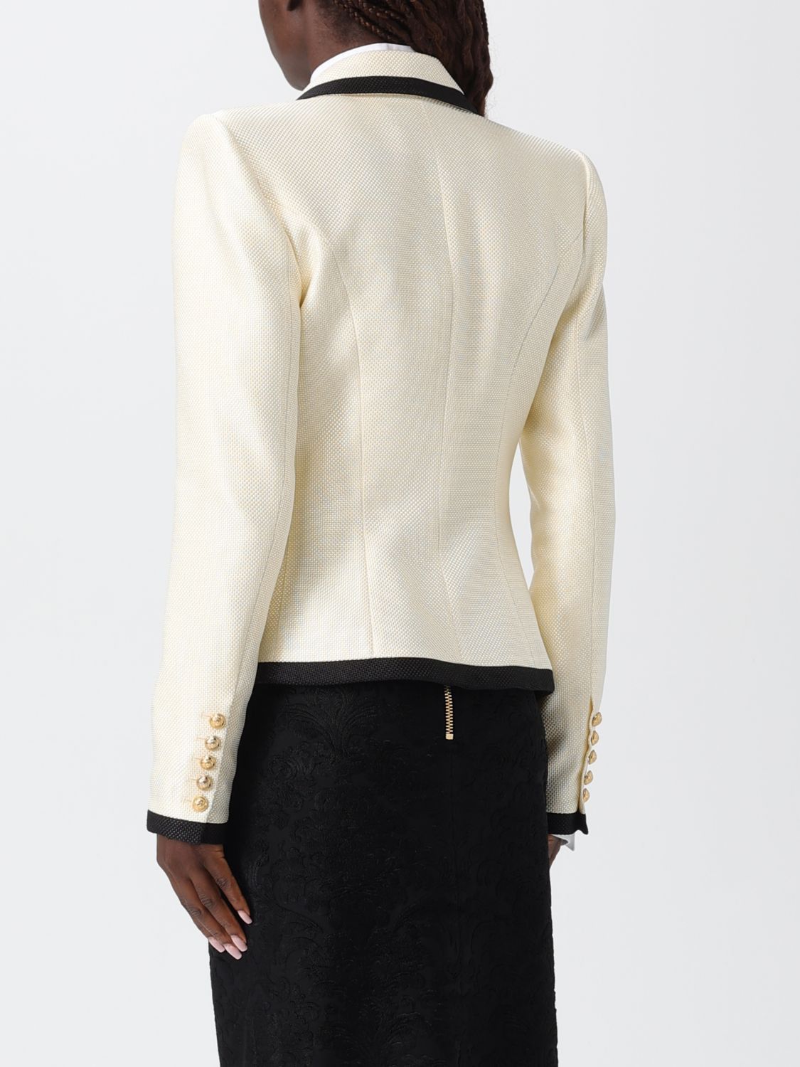Balmain Balmain Jacket Woman Ecru Size S / US 4 / IT 40 - 3 Thumbnail