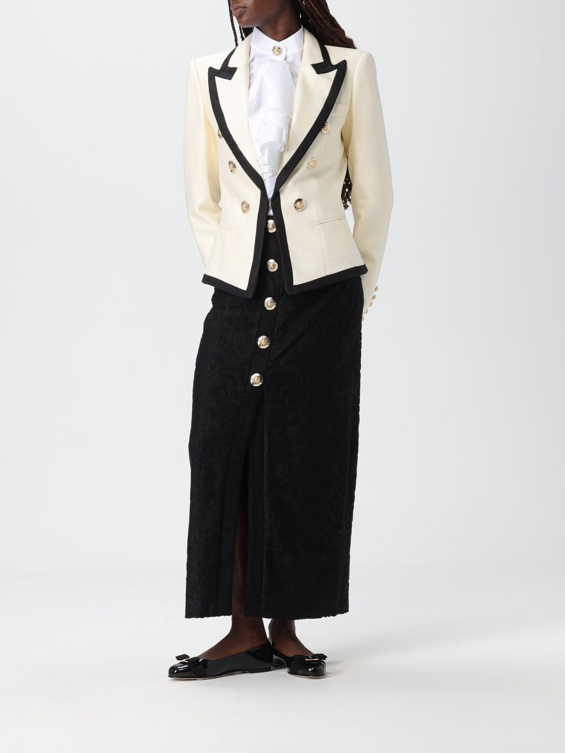Balmain Balmain Jacket Woman Ecru Size S / US 4 / IT 40 - 2 Thumbnail