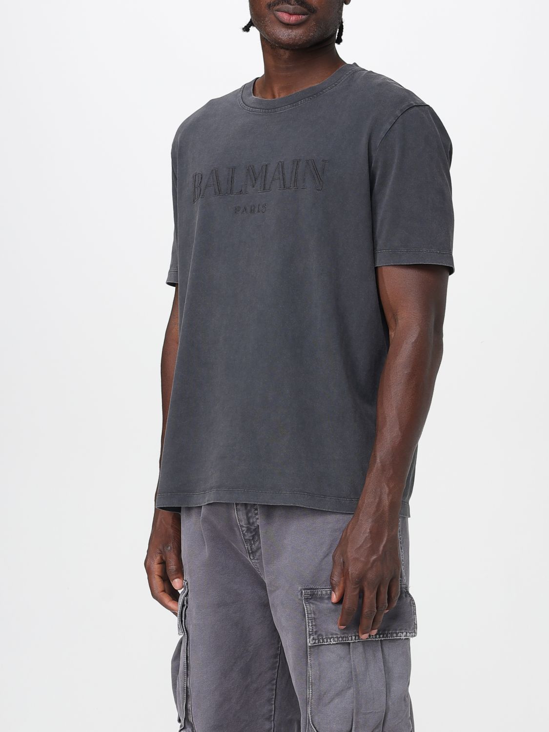 Balmain Balmain T-Shirt Men Grey Size US S / EU 44-46 / 1 - 4 Thumbnail