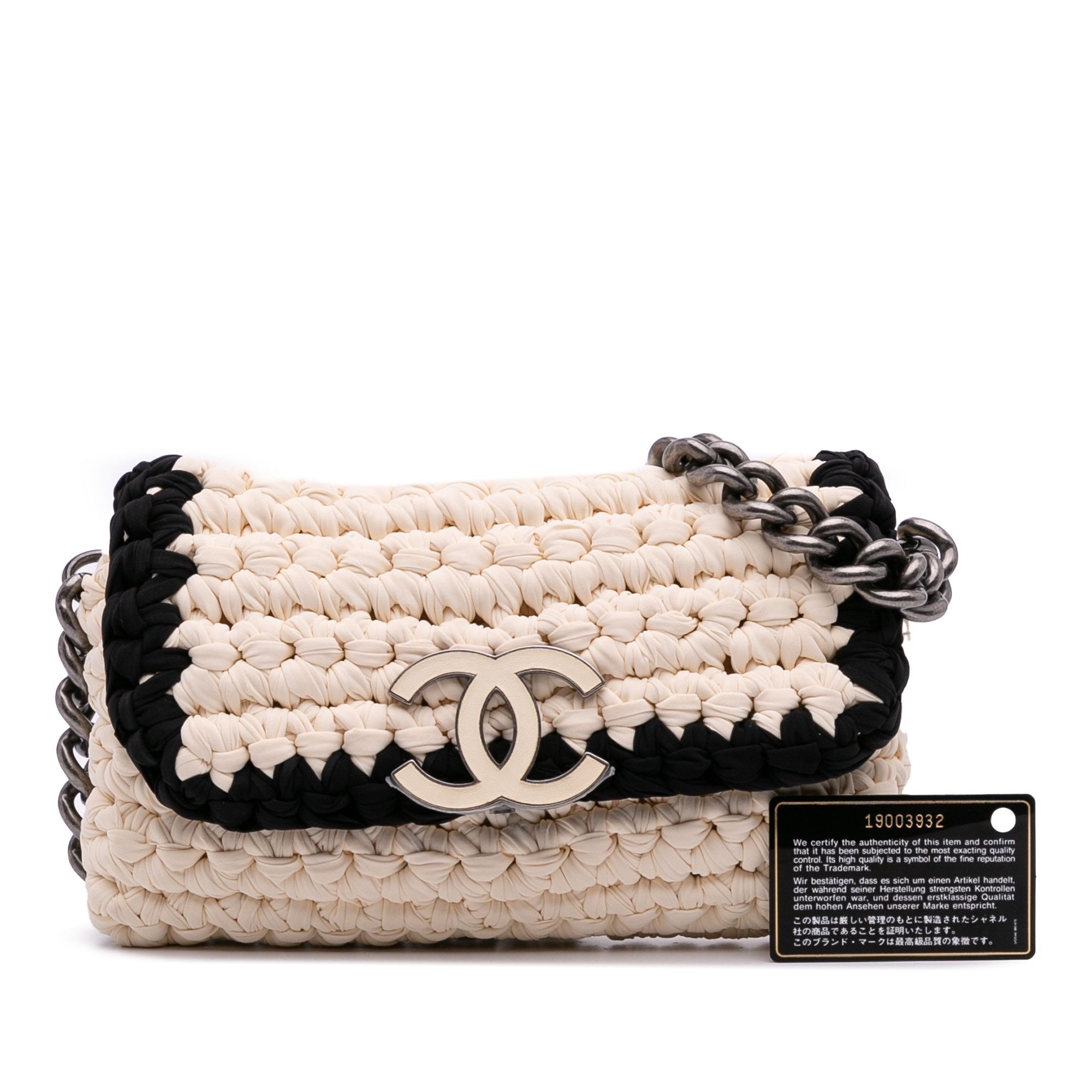 Chanel Chanel Neoprene Fancy Crochet Flap Size ONE SIZE - 11 Thumbnail