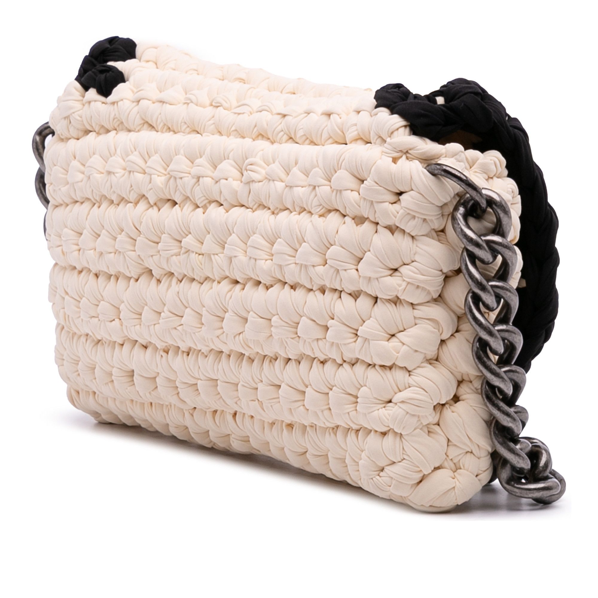 Chanel Chanel Neoprene Fancy Crochet Flap Size ONE SIZE - 2 Thumbnail