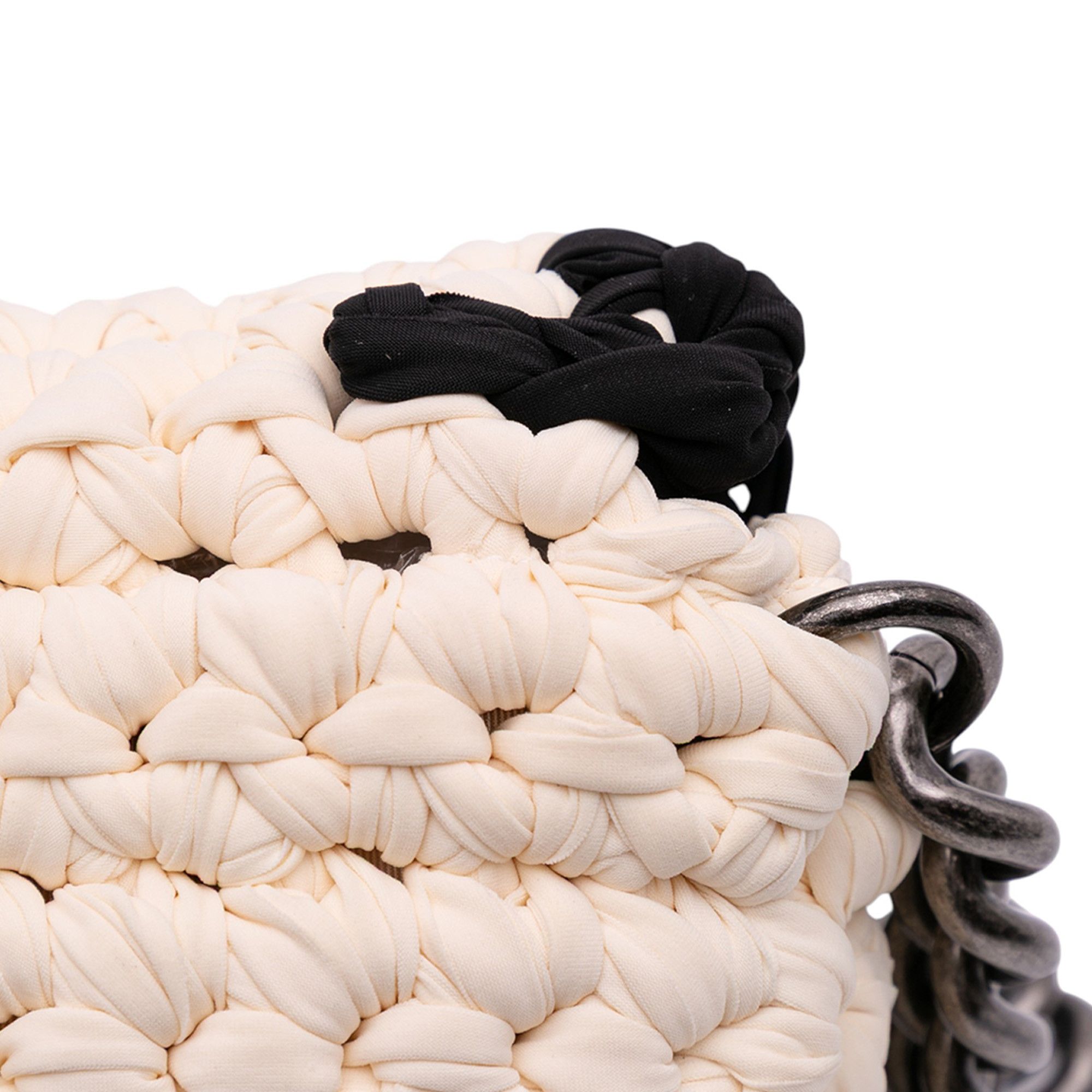 Chanel Chanel Neoprene Fancy Crochet Flap Size ONE SIZE - 9 Thumbnail