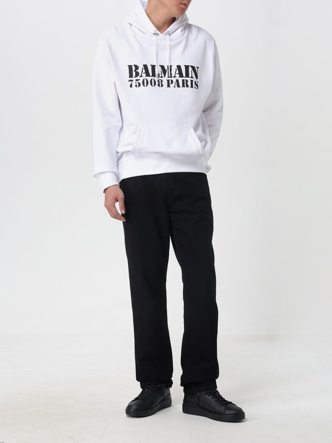 Balmain Balmain Sweatshirt Men White Size US L / EU 52-54 / 3 - 2 Thumbnail