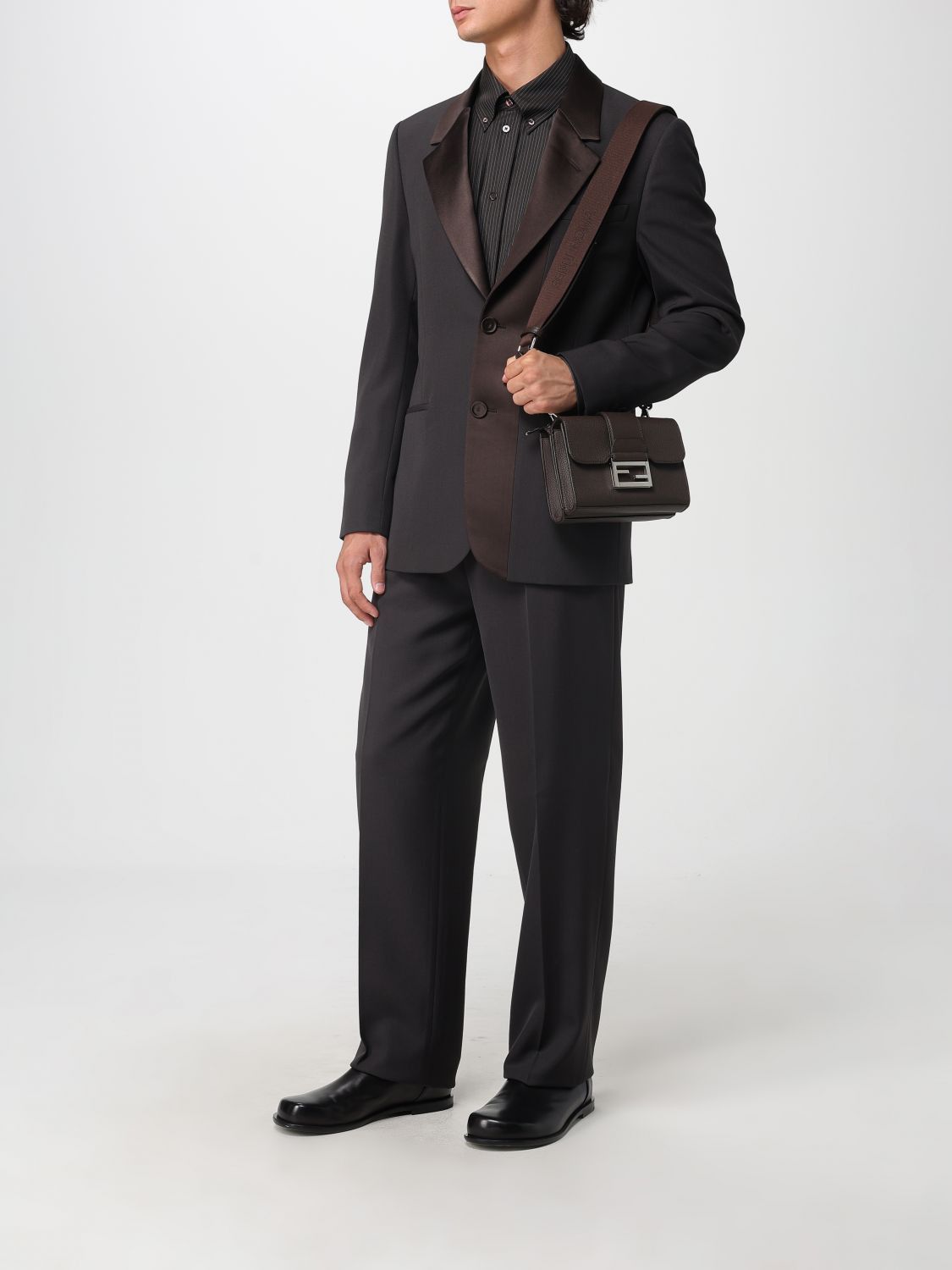 Fendi Fendi Jacket Men Brown Size US M / EU 48-50 / 2 - 2 Thumbnail