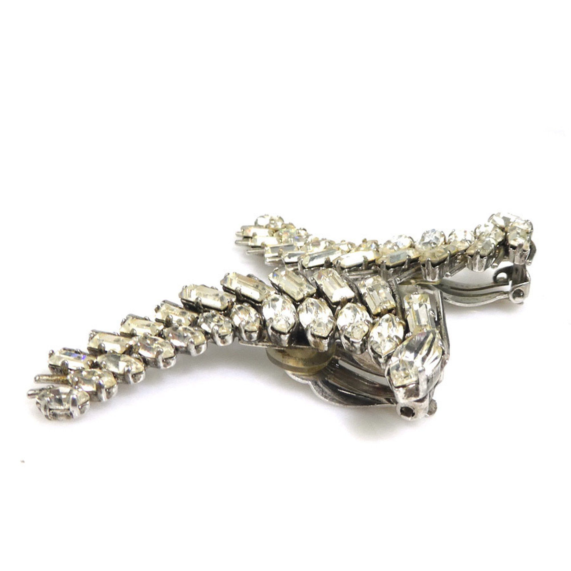 Yves Saint Laurent Yves Saint Laurent Saint Laurent earrings, metal and stone, silver, women's, 56349a Size ONE SIZE - 4 Thumbnail