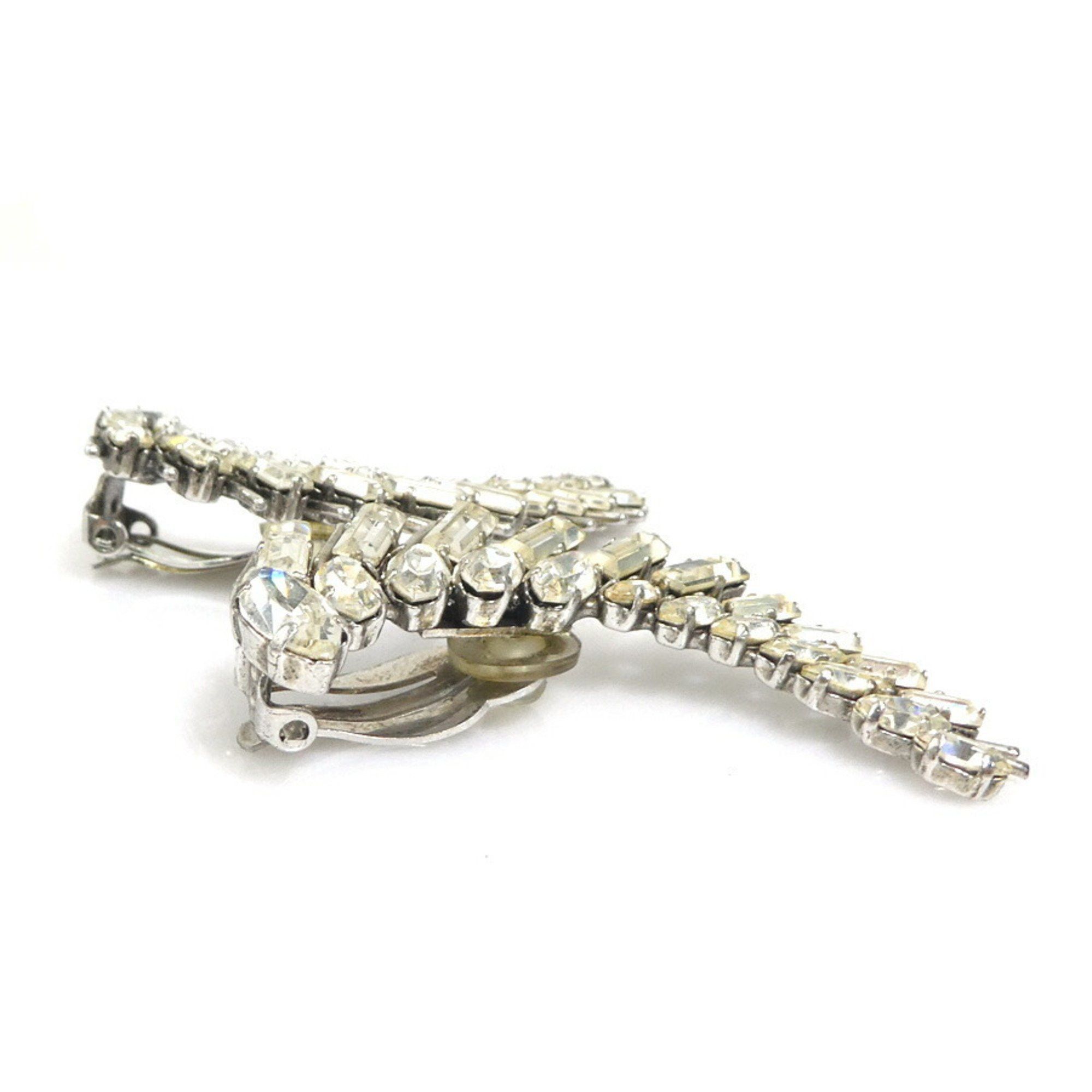 Yves Saint Laurent Yves Saint Laurent Saint Laurent earrings, metal and stone, silver, women's, 56349a Size ONE SIZE - 3 Thumbnail