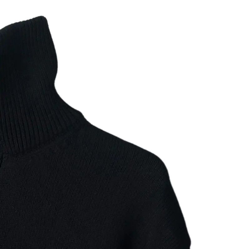 Louis Vuitton Louis Vuitton Black Cotton Blend Women's Hoodie 0089 Size S / US 4 / IT 40 - 3 Thumbnail