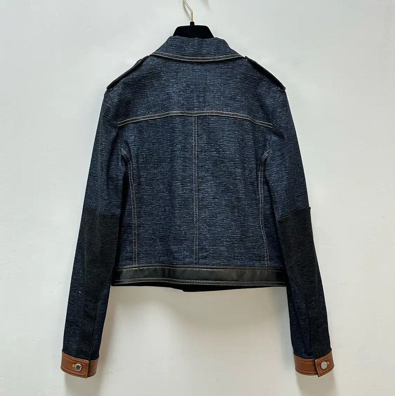 Louis Vuitton Louis Vuitton Women's Cropped Jacket in Deep Purple 0089 Size M / US 6-8 / IT 42-44 - 2 Thumbnail