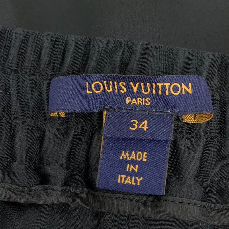 Louis Vuitton Louis Vuitton Black XXS Women's Casual Pants 0089 Size 22" - 7 Thumbnail