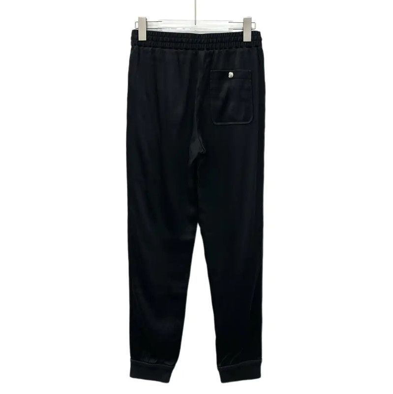 Louis Vuitton Louis Vuitton Black XXS Women's Casual Pants 0089 Size 22" - 2 Thumbnail