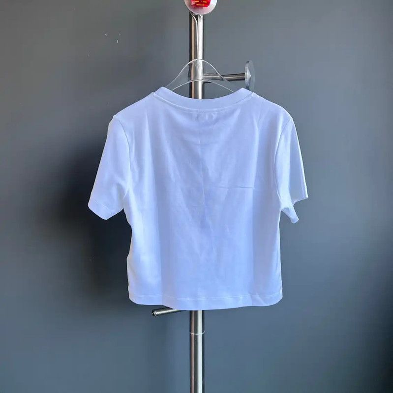 Louis Vuitton Louis Vuitton Women's White Cotton T-Shirt 0089 Size XS / US 0-2 / IT 36-38 - 3 Thumbnail