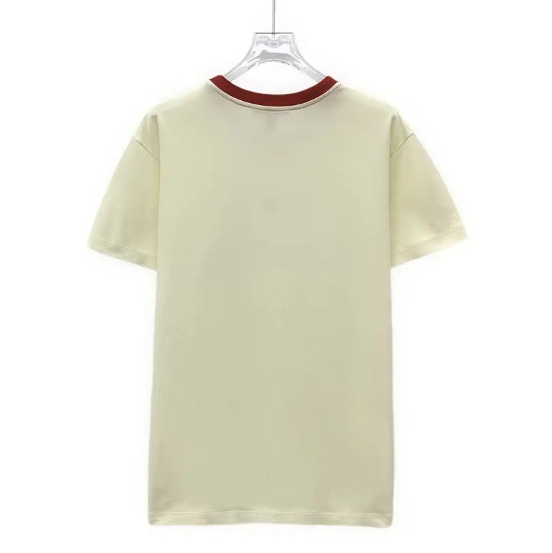 Louis Vuitton Louis Vuitton Beige Cotton Women's T-Shirt 0089 Size M / US 6-8 / IT 42-44 - 2 Thumbnail