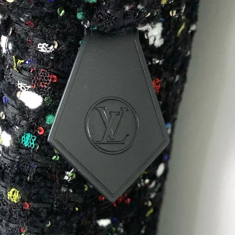 Louis Vuitton Louis Vuitton Black Cotton XXS Dress with Details 0089 Size XXS / US 00 / IT 34 - 4 Thumbnail