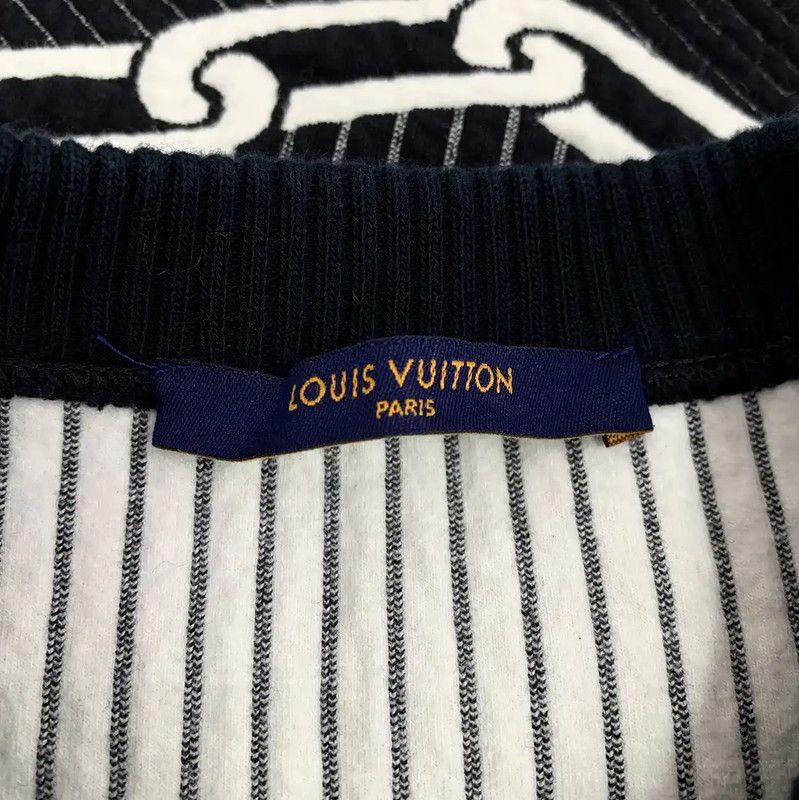Louis Vuitton Louis Vuitton Black Cotton Knit Sweater 0089 Size S / US 4 / IT 40 - 5 Thumbnail