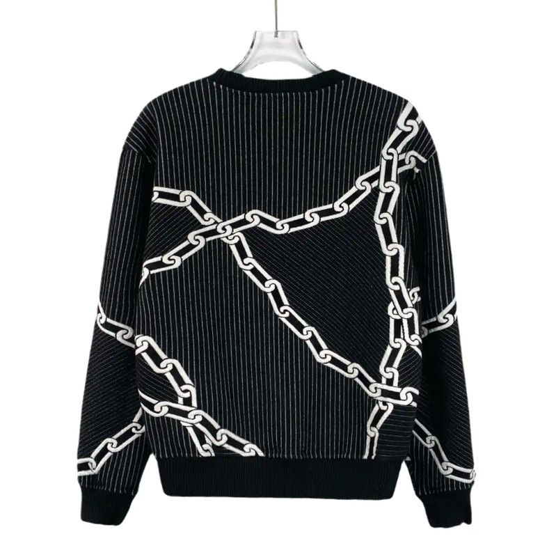 Louis Vuitton Louis Vuitton Black Cotton Knit Sweater 0089 Size S / US 4 / IT 40 - 2 Thumbnail