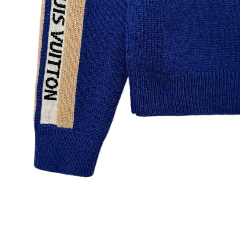 Louis Vuitton Louis Vuitton Blue Cotton Blend Women's Sweater 0089 Size XS / US 0-2 / IT 36-38 - 7 Thumbnail