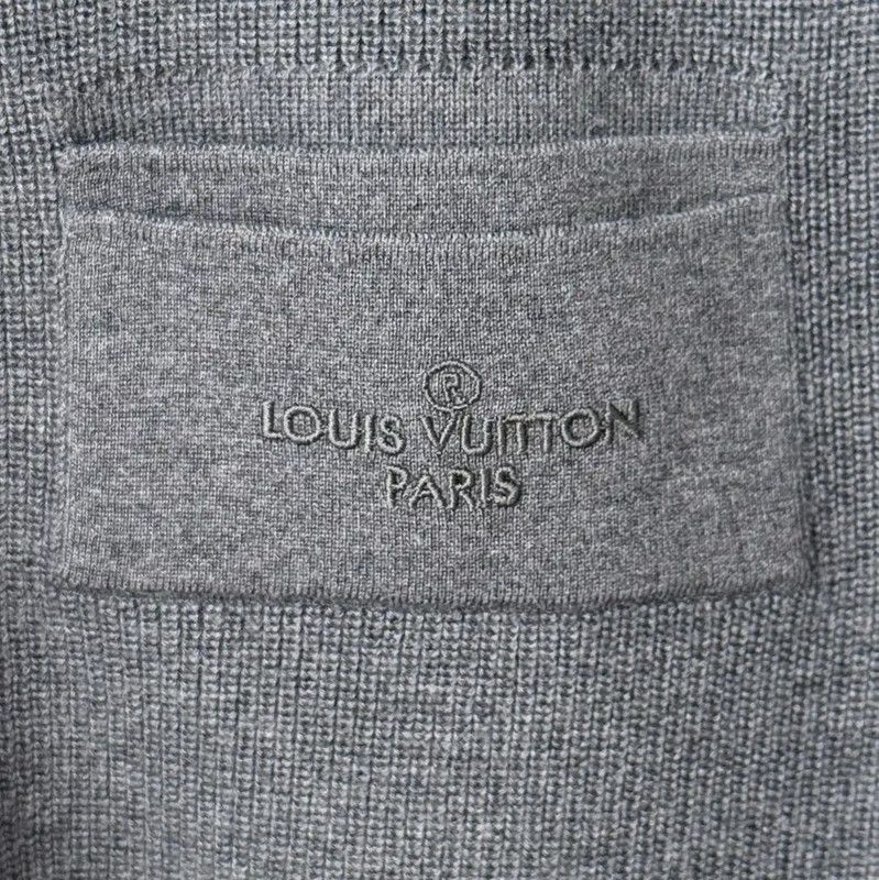 Louis Vuitton Louis Vuitton Gray Cotton Blend Women's Jacket 0089 Size S / US 4 / IT 40 - 8 Thumbnail