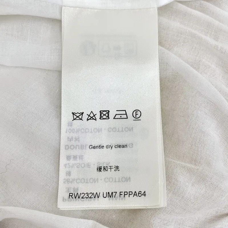 Louis Vuitton Louis Vuitton Women's Medium White Cotton Shorts 0089 Size 23" - 6 Thumbnail