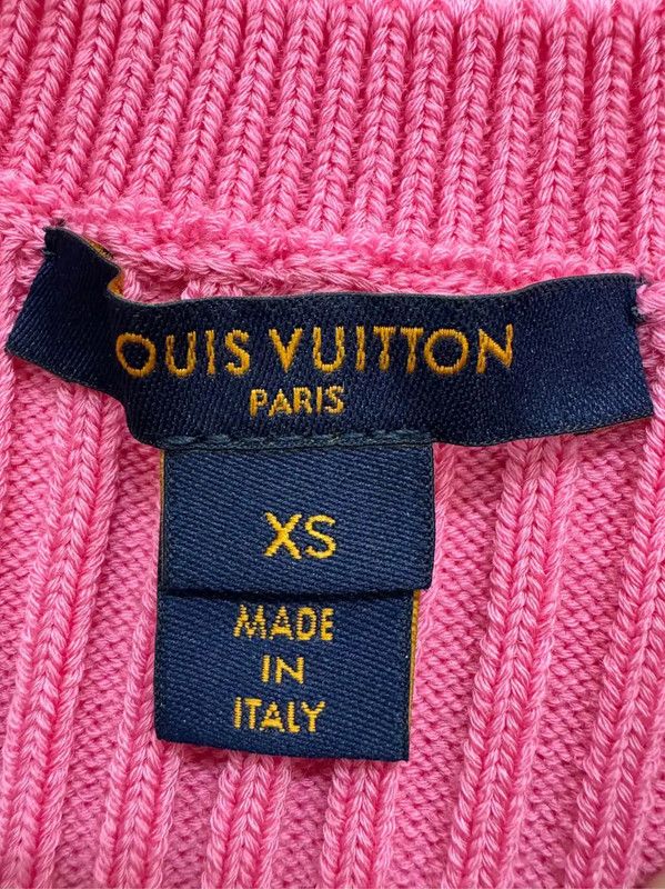 Louis Vuitton Louis Vuitton Pink Cotton Women's Cardigan 0089 Size S / US 4 / IT 40 - 6 Thumbnail