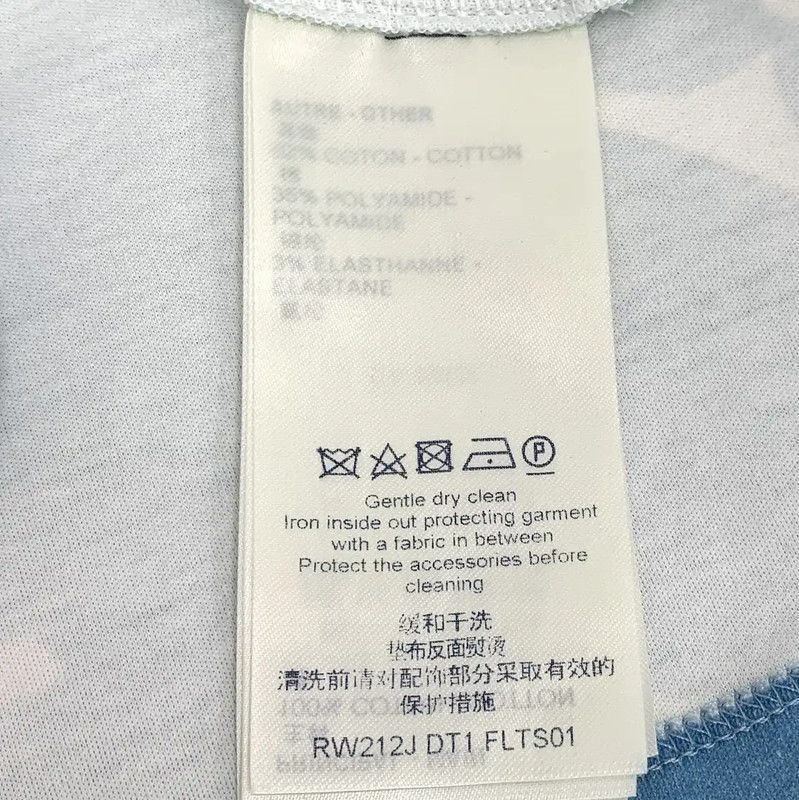 Louis Vuitton Louis Vuitton Blue Cotton T-Shirt for Women 0089 Size XL / US 12-14 / IT 48-50 - 6 Thumbnail