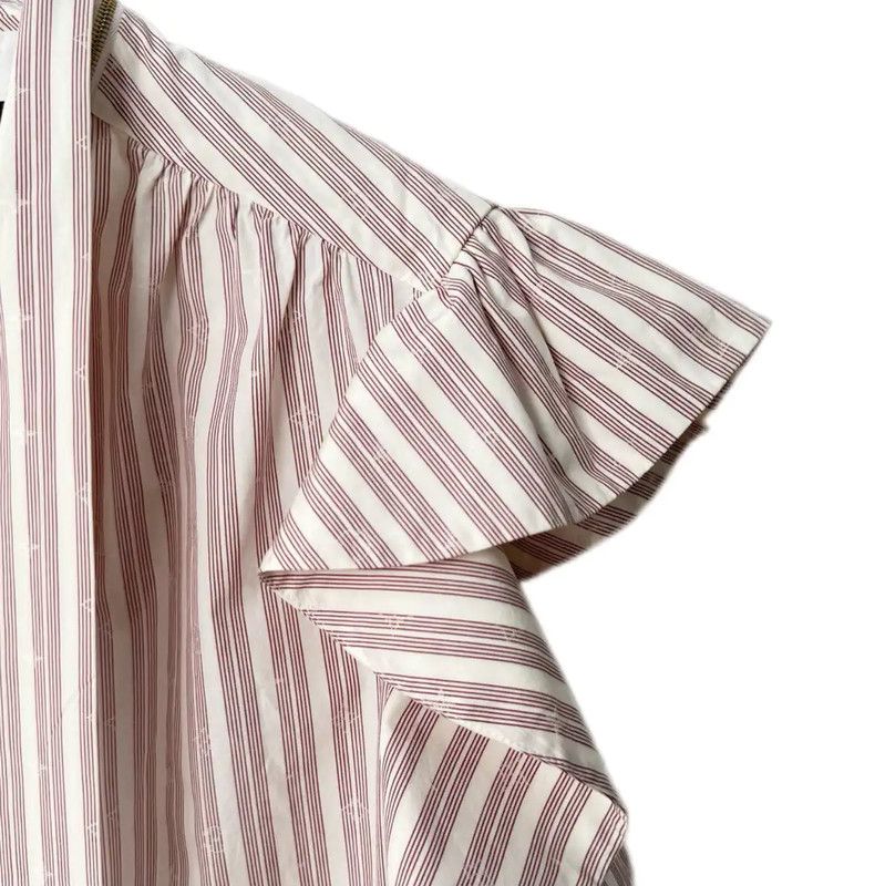 Louis Vuitton Louis Vuitton Pink Cotton Blend Women's Shirt 0089 Size L / US 10 / IT 46 - 3 Thumbnail